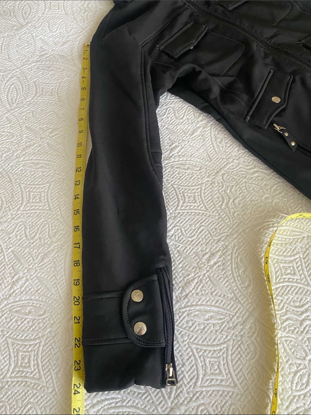 Virtical’9 Black Field Jacket with Hood & High Collar NWT - Picture 10 of 13